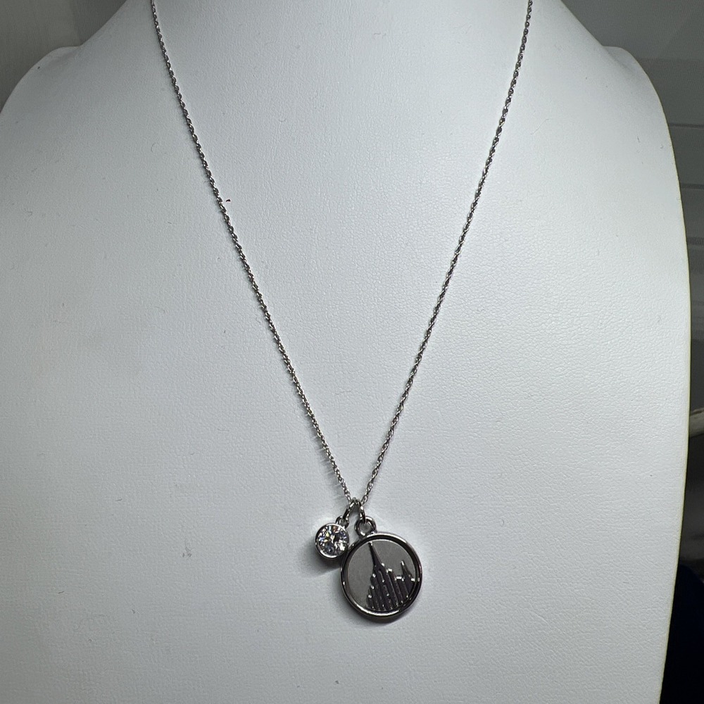 Silver 925 Young Women Medallion Gem Womanhood Necklace Mormon LDS Pendant